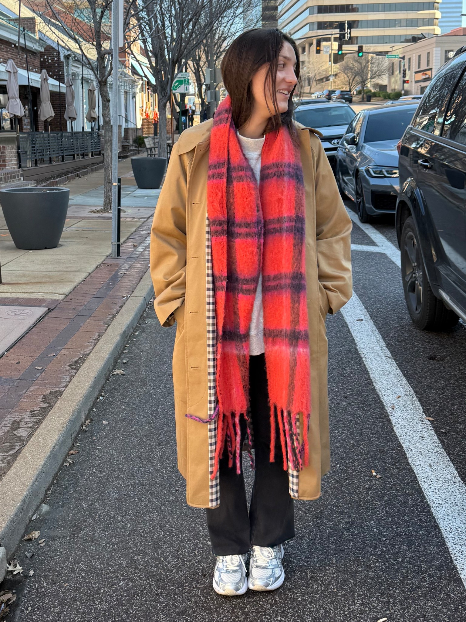 My daughter has been wanting a trench coat and found the perfect one on our trip to Nashville!

#LTKootd