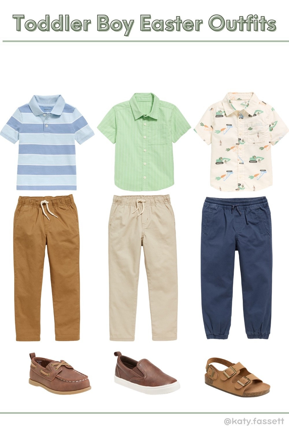 Easter outfits for toddler boys! 