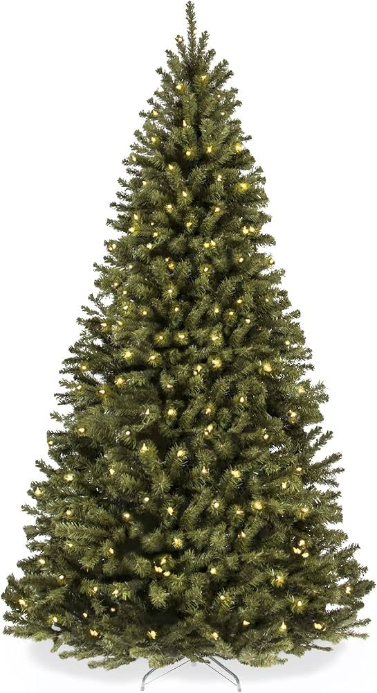 Amazon.com: Best Choice Products 7.5ft Pre-Lit Spruce Artificial Holiday Christmas Tree for Home,... | Amazon (US)