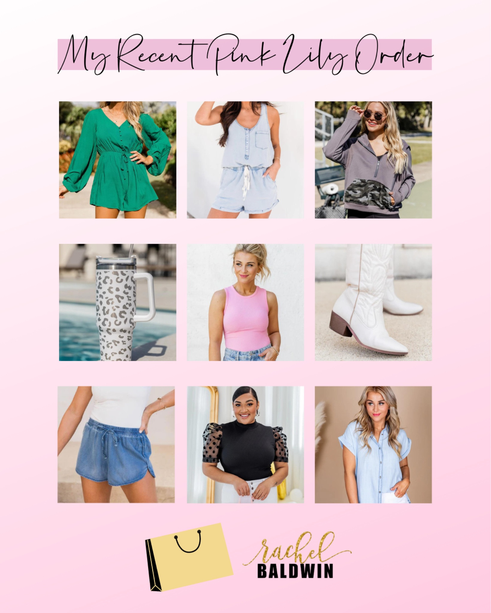 Check out my recent order from 💕Pink Lily, including the perfect spring/summer bodysuit, fun cowboy boots, and a gorgeous green date night romper- just in time for a new season! ☀️

#LTKfit #LTKSeasonal #LTKunder100