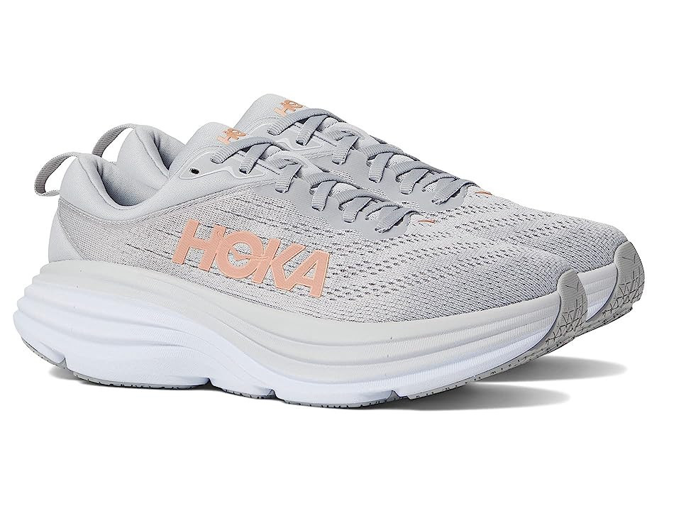 Hoka Bondi 8 Women's Shoes Harbor Mist/Lunar Rock : 7 B - Medium, Synthetic | Zappos