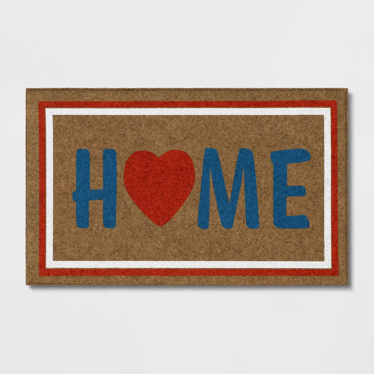1'6"x2'6" Americana Home + Heart Faux Coir Outdoor Doormat - Sun Squad™ | Target