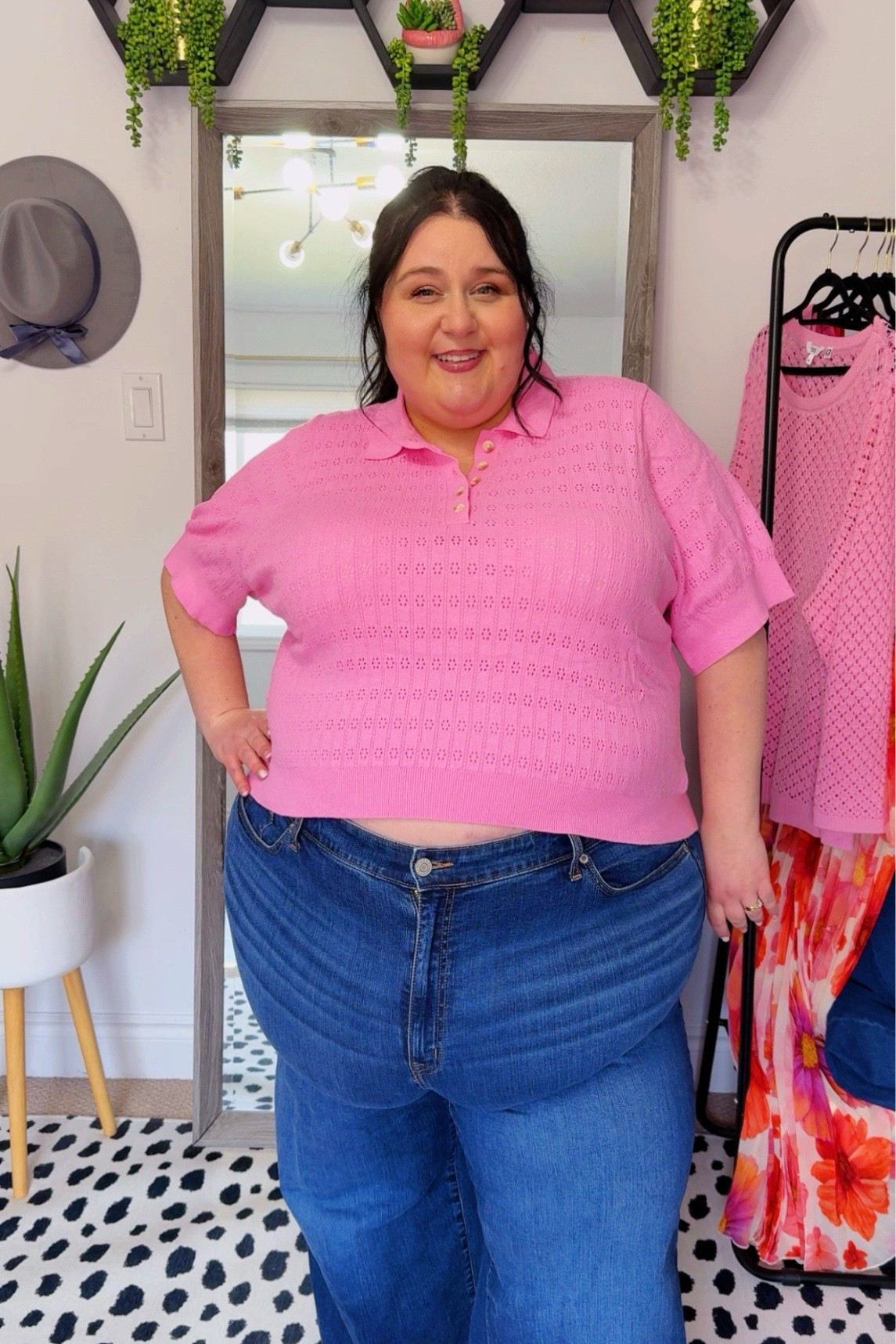 The cutest pink cropped polo top from Old Navy. 

#LTKplussize #LTKmidsize #LTKsummer