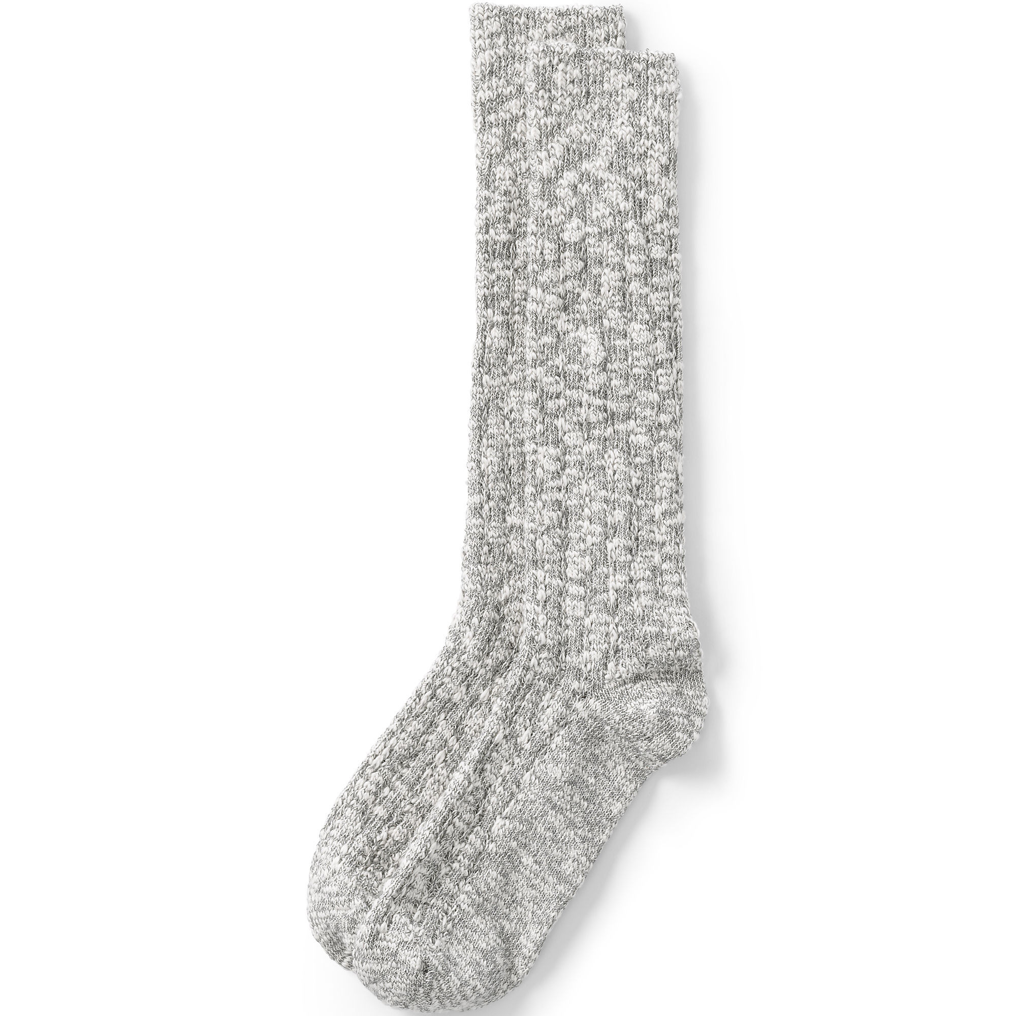 Women's Marled Boot Socks | Lands' End (US)
