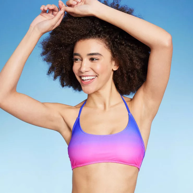Women's Bralette Bikini Top - Wild Fable™ Purple | Target