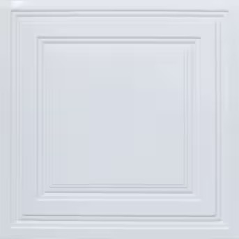 From Plain to Beautiful in Hours 2-ft x 2-ft Economy White PVC Drop Ceiling Tile (50-Pack, 200-sq... | Lowe's
