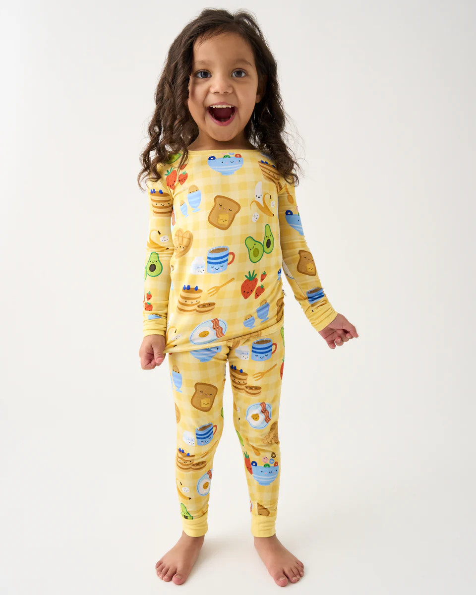 Breakfast Bunch Two-Piece Pajama Set | Little Sleepies