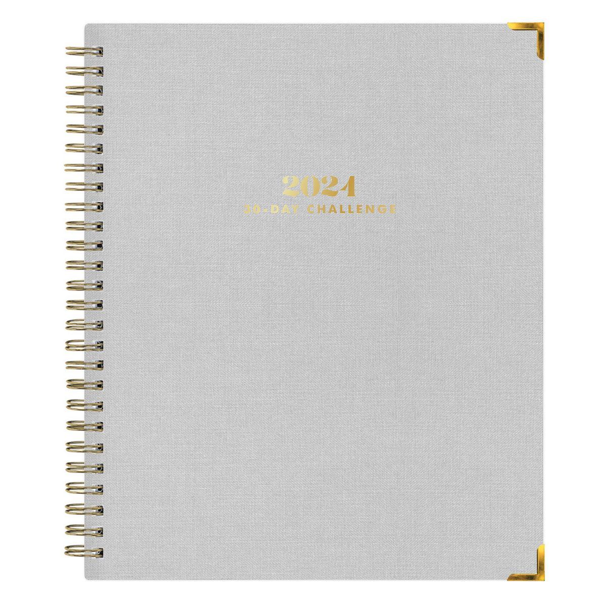 The Everygirl x Day Designer 2024 Planner Weekly/Monthly 7"x9" 30 Day Challenge Bookcloth Light G... | Target