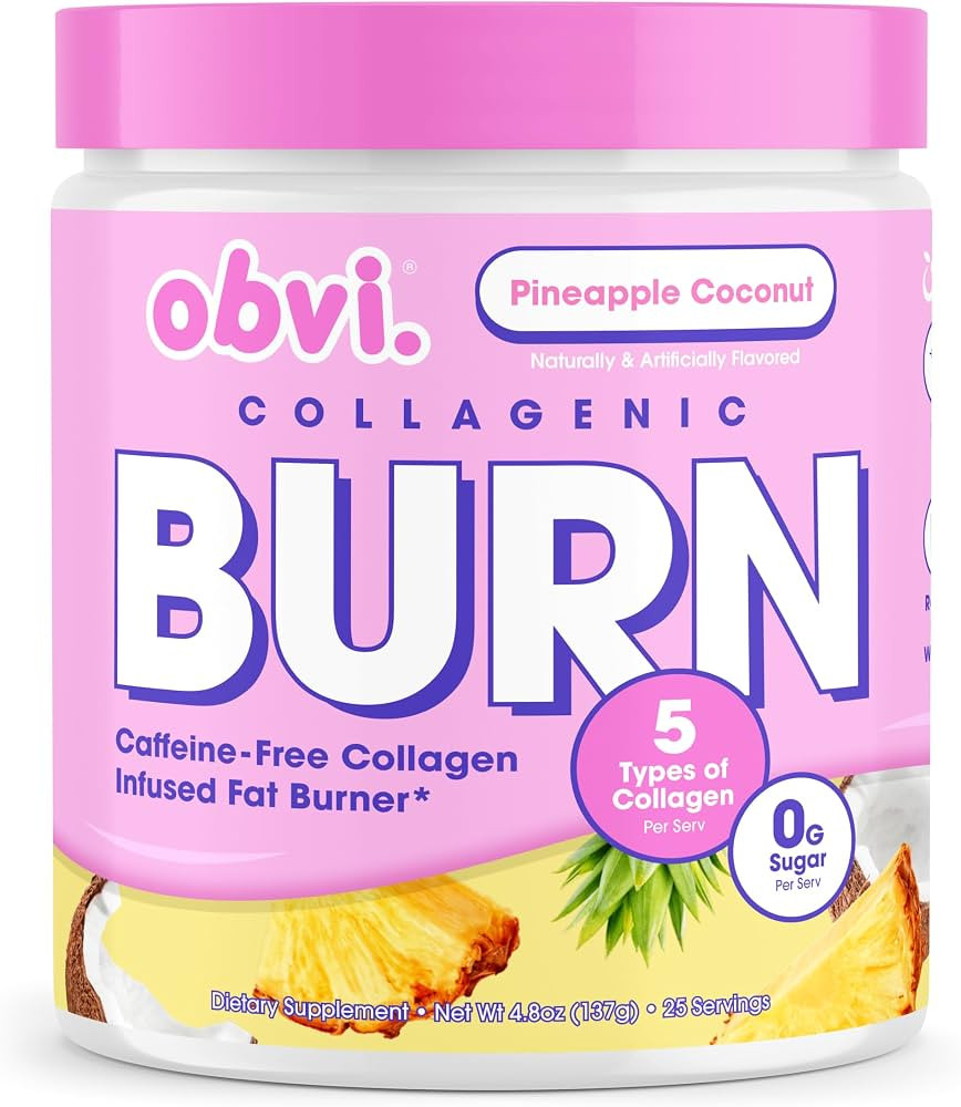 Obvi Collagenic Burn Powder | Multi-Collagen Blend with GBB, Ashwagandha & Green Coffee | Boosts ... | Amazon (US)