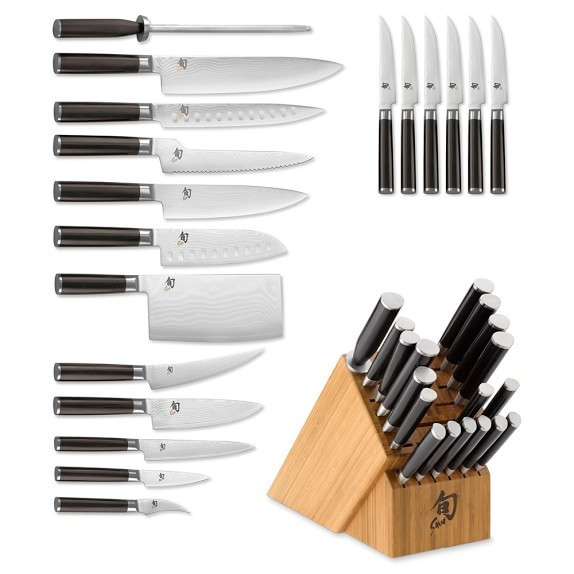 Shun Classic 19-Piece Knife Block Set | Williams-Sonoma