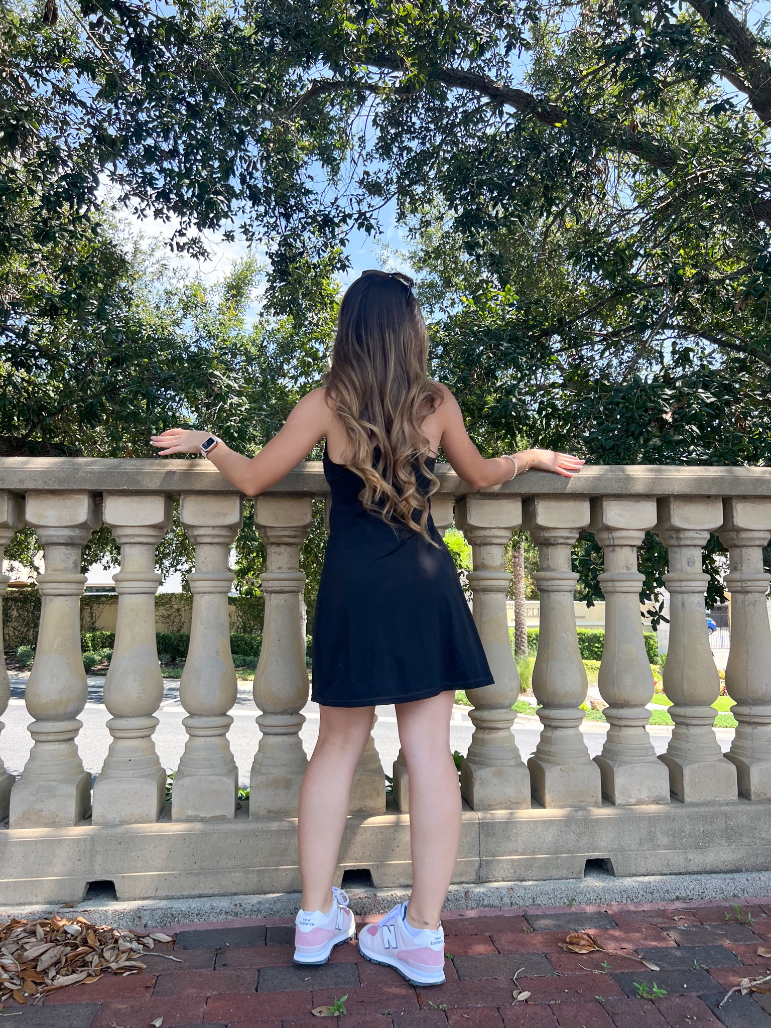 Athletic dress (in an XS) on sale and New Balance 574 sneakers outfit inspo. Loving this athleisure look. Also have to tell y’all of my curling wand, the most beautiful curls ever! From conair and under $20 on Amazon (Amazon Prime Day is coming soon). Also linking my jewelry including Adina Eden and a similar Tiffany & Co necklace. Xoxo

#athletic #athleisure #loungewear #athleticwear #dress #sneakers #newbalance #rhinestone #blackdress #curls #sunglasses #pearl #LTKfit #LTKFind #LTKshoecrush #gold #jewelry #rings #bracelets #necklaces #goldjewelry 

#LTKxPrimeDay #LTKFitness #LTKunder50