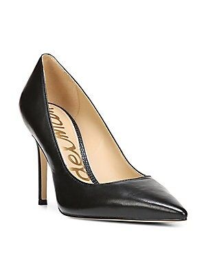 Sam Edelman Women's Hazel Leather Pumps - Black - Size 10 | Saks Fifth Avenue