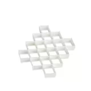 Honey-Can-Do 2.75 in. x 17 in. x 15 in. White Plastic Closet Drawer Organizer SFT-01625 - The Hom... | The Home Depot