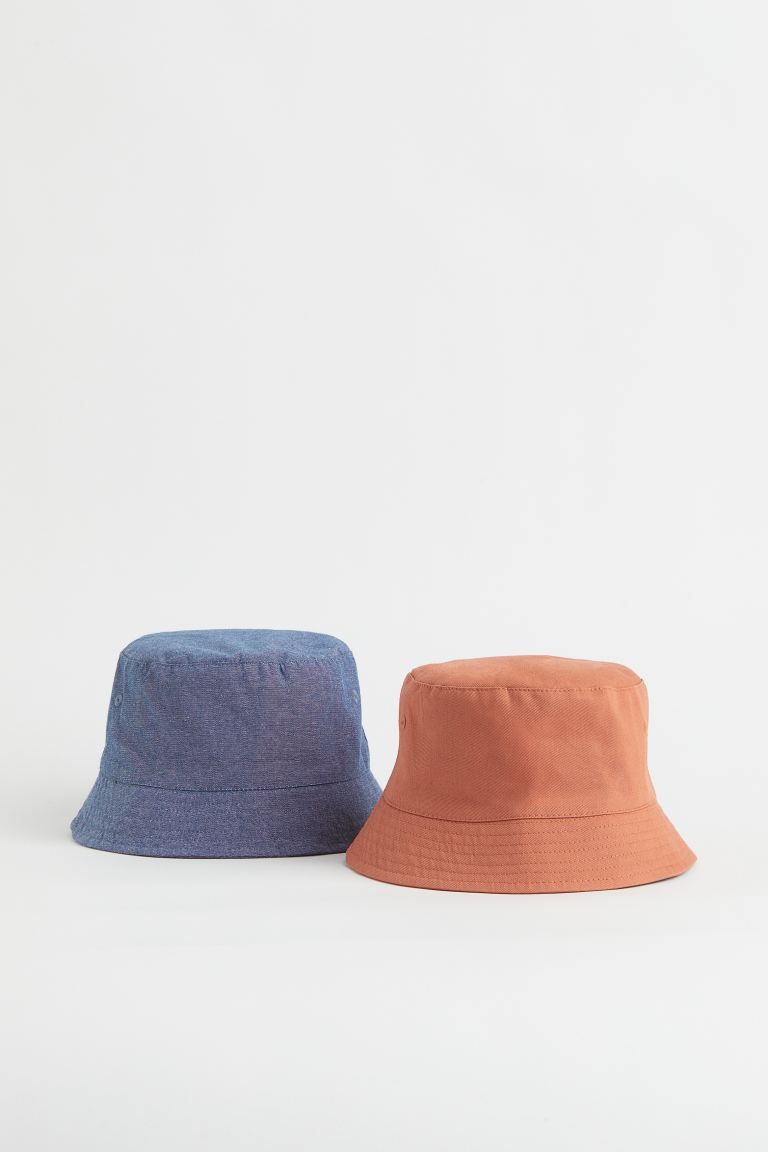 2-pack Bucket Hats | H&M (US + CA)