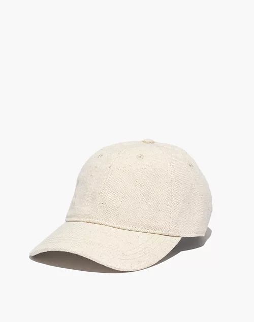 Cotton-Linen Baseball Cap | Madewell