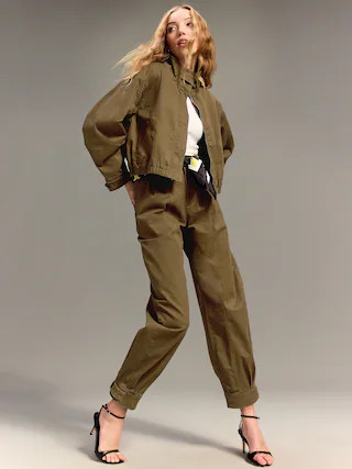 Old Navy x Christopher John Rogers High-Waisted Barrel Pants | Old Navy (US)