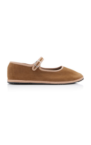 Suede Mary Jane Flats | Moda Operandi (Global)