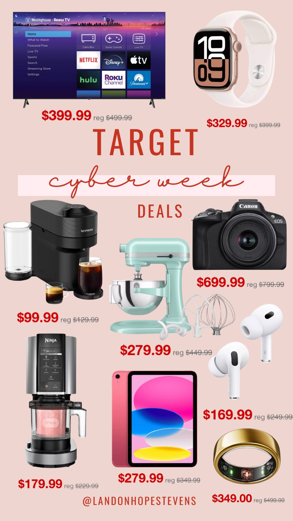 Incredible Black Friday / Cyber Week deals at Target ✨ So many great Christmas gift ideas! 🤍🎁🎄

#LTKSaleAlert #LTKGiftGuide #LTKCyberWeek