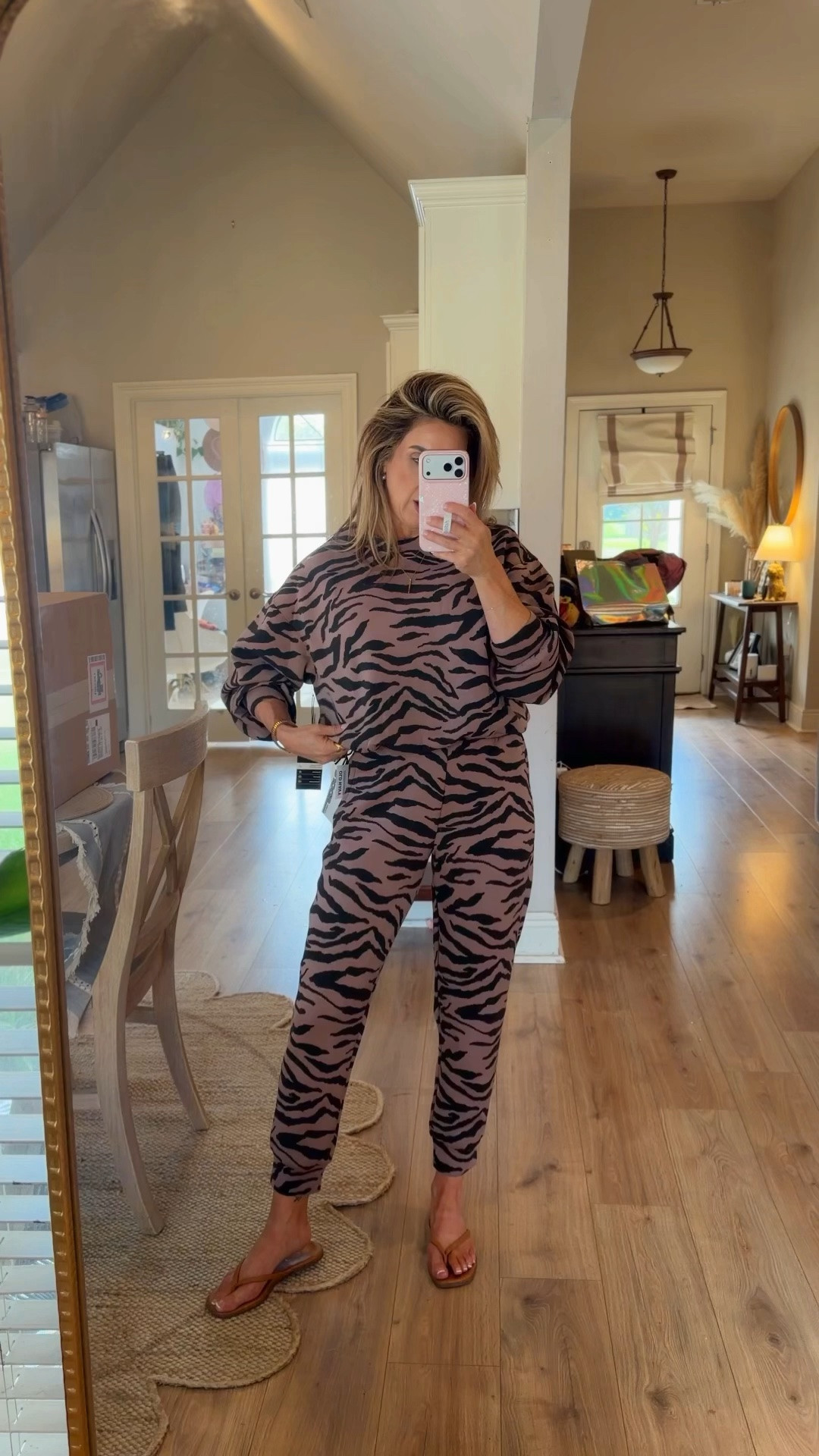 As an LSU girl, I’m in LOVE with this tiger print jogger set. Wearing the petite length here. What do you think? Stay with petite or switch to regular for more length?

LSU Game day outfits, fall outfits women, mom outfits, carpool mom outfits, weekend casual outfits, activewear, sweatshirt, sweatpants, jogged pants, athleticwear

#LTKgrwm #LTKOver40 #LTKSaleAlert