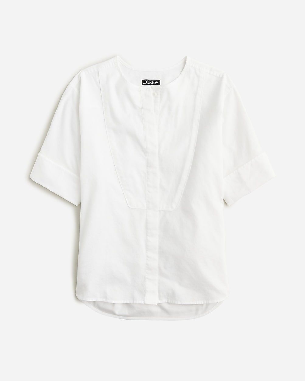 Bib button-up shirt in herringbone twill | J.Crew US