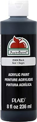Apple Barrel Acrylic Paint in Assorted Colors (8 Ounce), 20404 Black | Amazon (US)