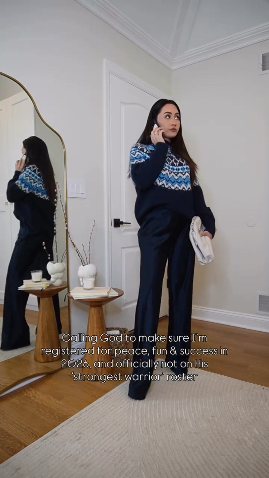 Happy 2026 ✨ 
Lately I’m obsessed with styling oversized sweaters with silk pants, cozy meets chic, with a sexy twist😉

#LTKU #LTKWorkwear #LTKSeasonal