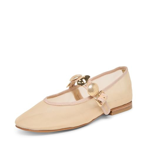 Dolce Vita Women's Relan Mesh Ballet Flat, French Vanilla, 8 | Amazon (US)