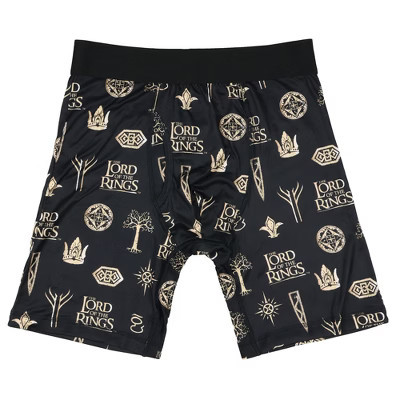 Intimo The Lord of The Rings Boxer Briefs Mens' LOTR Symbol Design Underwear (S) Black | Target