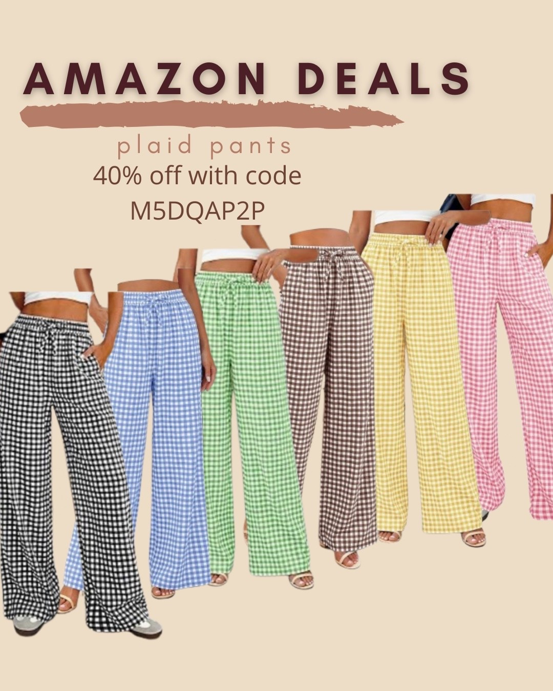 $17 ends 7/22

Amazon fashion
Amazon deals
Plaid pants
Comfy pants

#LTKSaleAlert