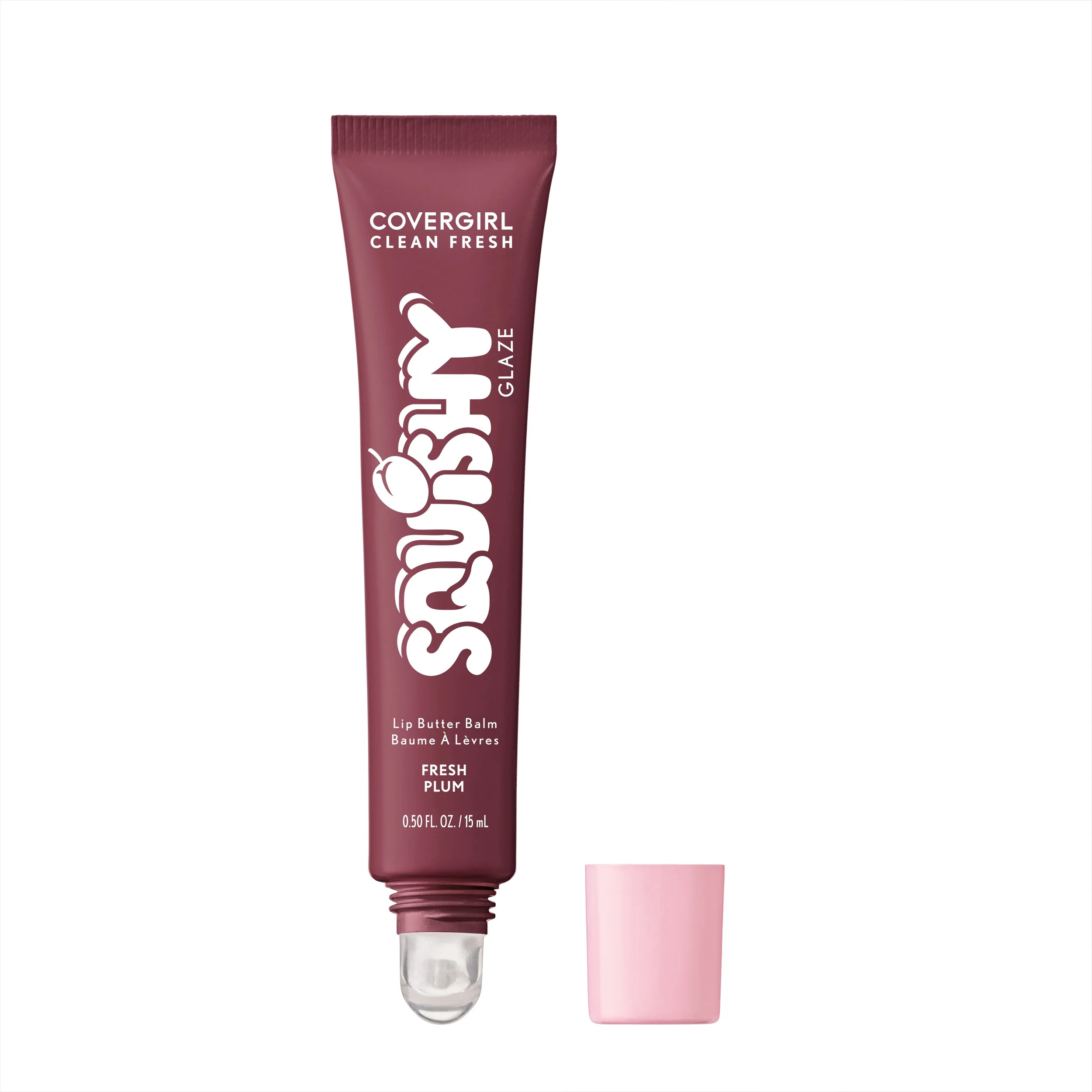 COVERGIRL Clean Fresh Squishy Glaze™ Lip Butter Balm, 160 Fresh Plum, 0.50 fl oz | Walmart (US)