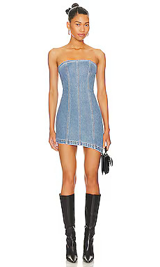 Abrand Georgia Bustier Mini Dress in Georgia from Revolve.com | Revolve Clothing (Global)