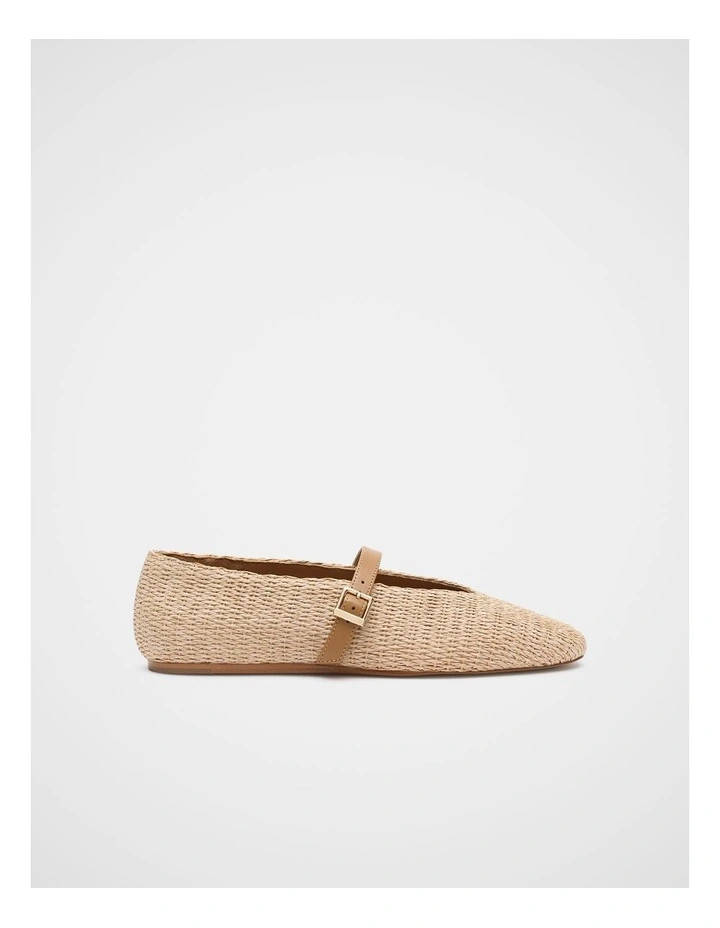 Rudy Ballet Flat in Ecru | Myer