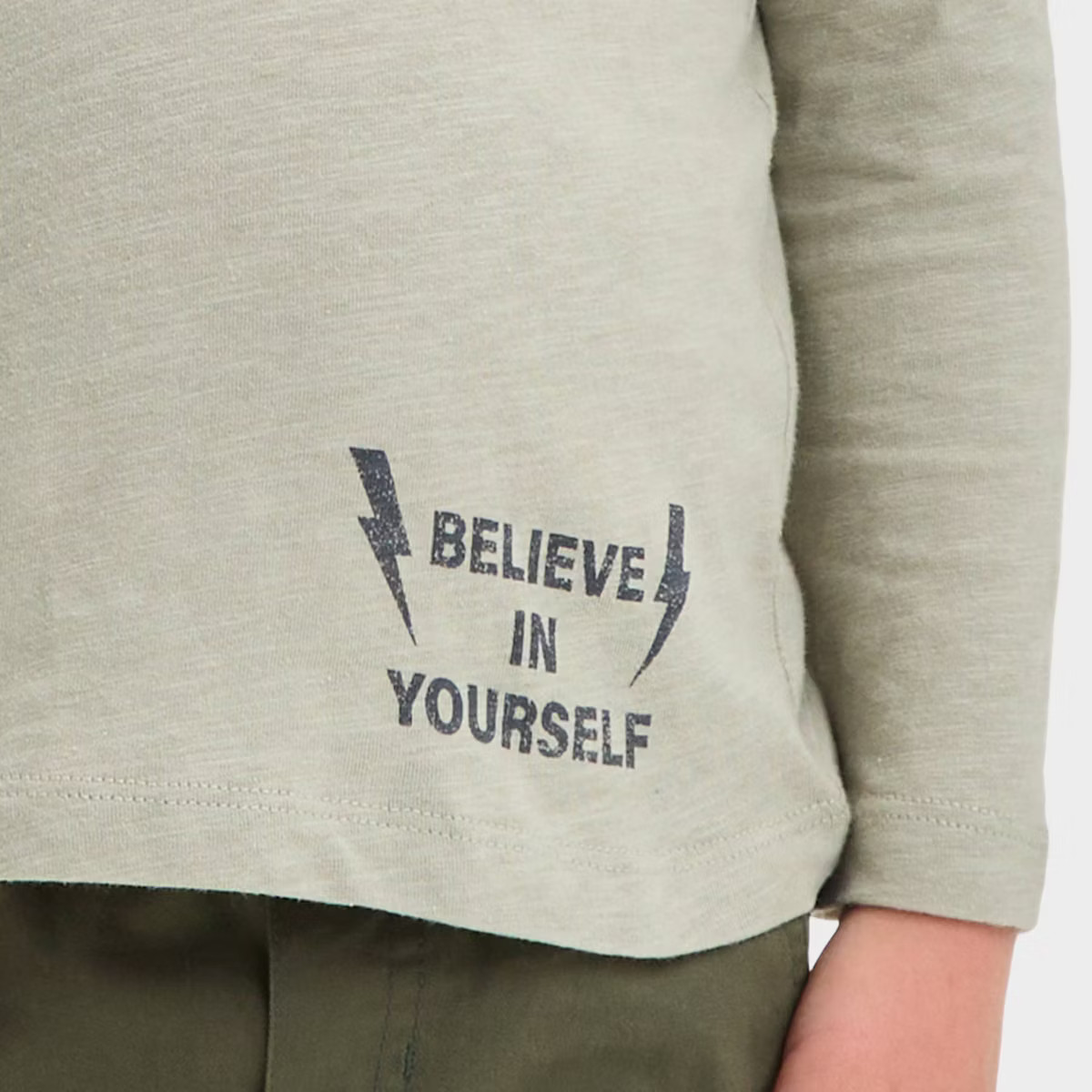 Grayson Mini Toddler Boys' Long Sleeve Pocket Jersey T-Shirt - Olive Green 4T | Target