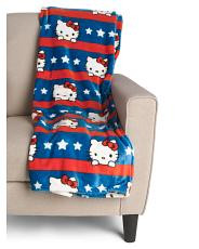 Character Patriotic Stripes Throw | TJ Maxx