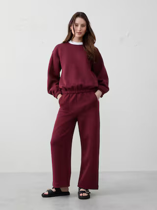 Knit Wide-Leg High-Rise Pant | Banana Republic Factory