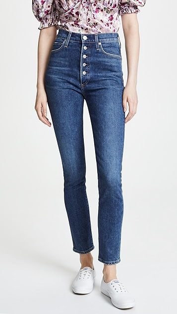 Olivia Exposed Fly Jeans | Shopbop