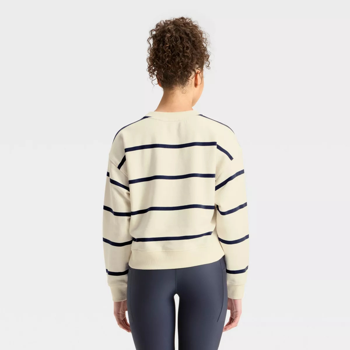 Women's French Terry Crewneck Sweatshirt - All In Motion | Target