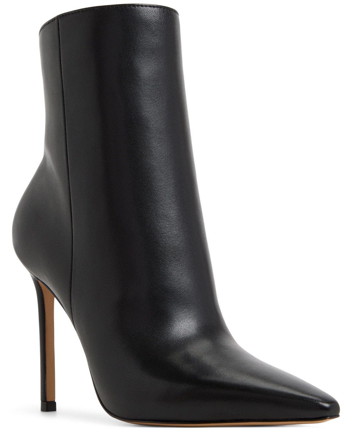 Aldo Women's Guavaberry Pointed Toe Booties - Black Smooth | Macy's