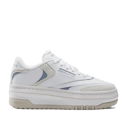Reebok Women's Club C Extra Sneaker, White/Vintage Blue/Moonstone, 11 | Amazon (US)