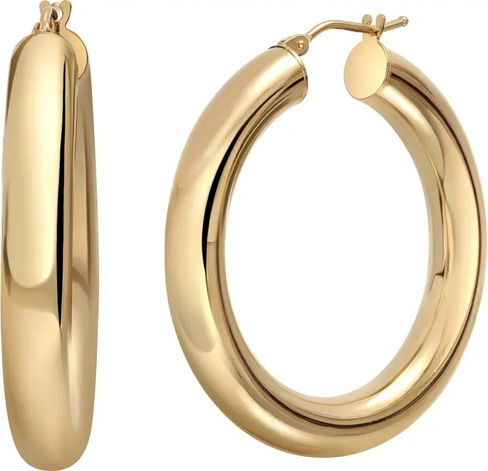 14K Gold Chunky Hoop Earrings | Nordstrom