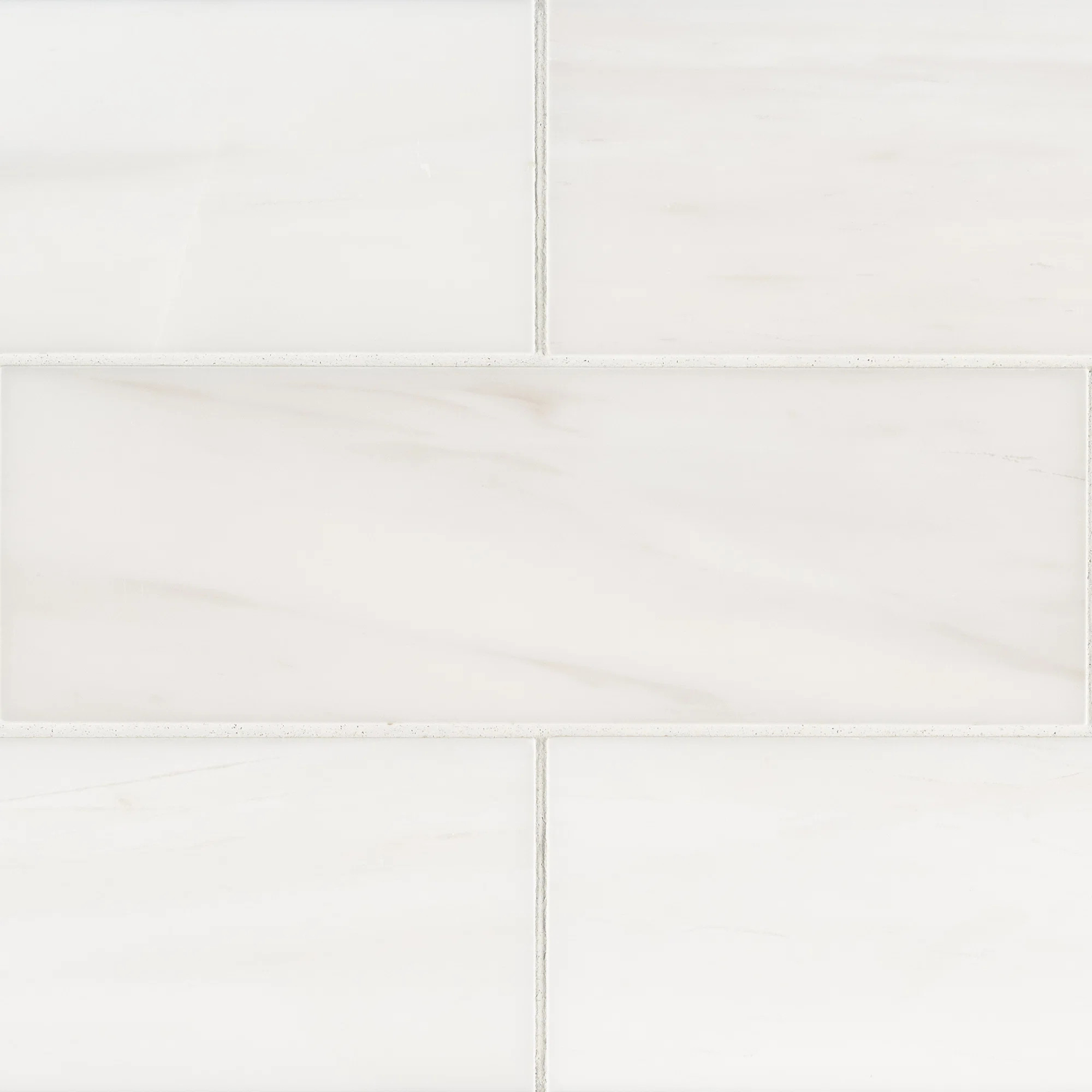 Calabria Frost 4 in. x 12 in. Polished Marble Subway Floor and Wall Tile | Wayfair North America