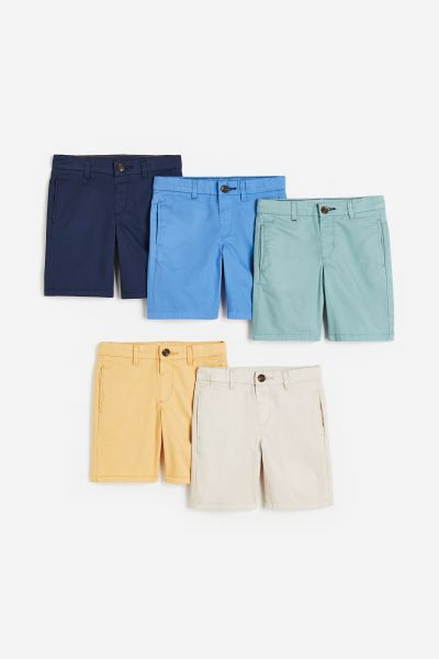 5-pack chino shorts | H&M (US + CA)
