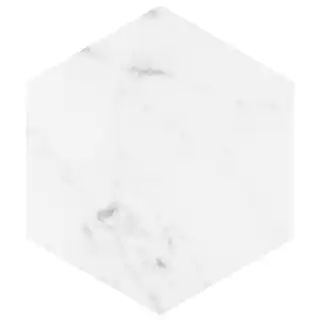 Merola Tile Classico Carrara Hexagon 7 in. x 8 in. Porcelain Floor and Wall Tile (7.5 sq. ft./Cas... | The Home Depot