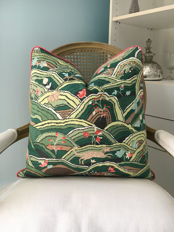 Schumacher rolling Hills in Green One or Both - Etsy | Etsy (US)