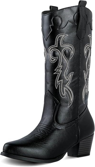 Cowboy Boots for Women - Traditional Style Cowgirl Boots Comfortable Women Western Boots for Wome... | Amazon (US)