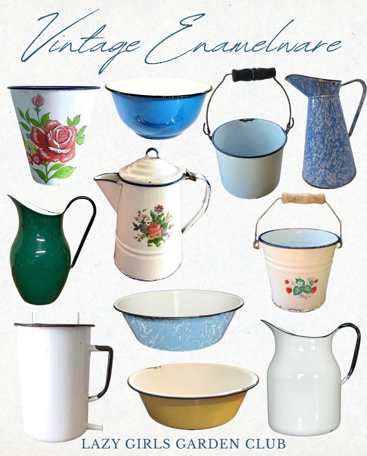 Absolutely loving these vintage enamelware finds on Etsy! These are a great, unique addition for your outdoor spaces if you are a garden lover 🌸


Summer decor, garden decor, fall garden, lazy gardener decor, gardening finds, spring garden


#LTKSeasonal #LTKSpringSale #LTKHome