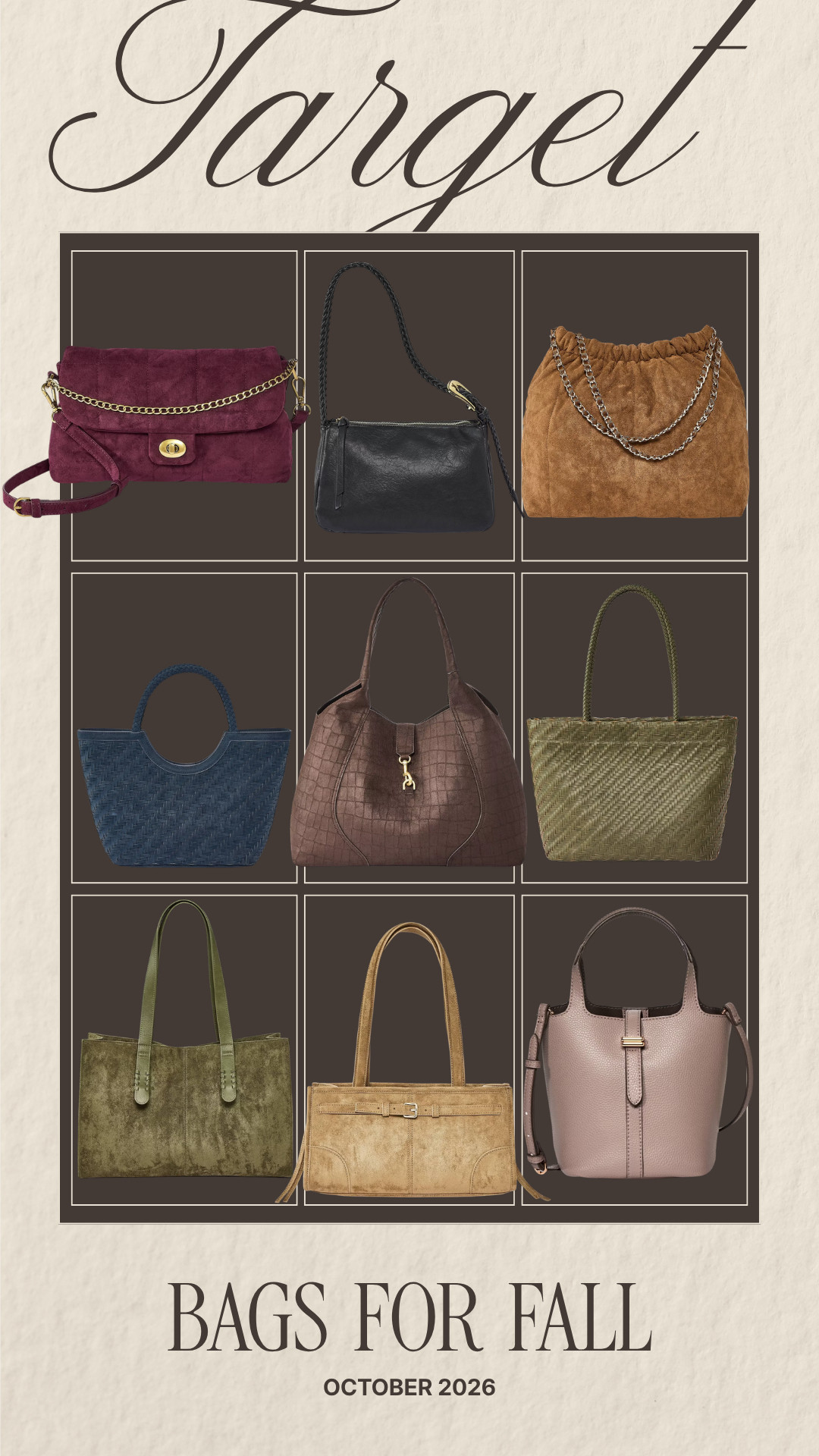 Target fall purses are too cute this year! Loving all the bold colors! 

 #LTKootd #LTKSeasonal