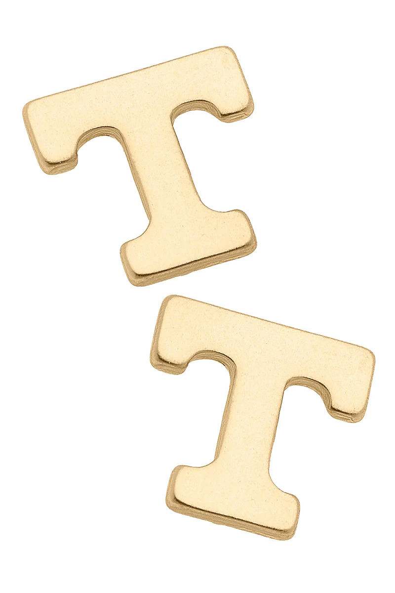 Tennessee Volunteers 24K Gold Plated Stud Earrings | CANVAS