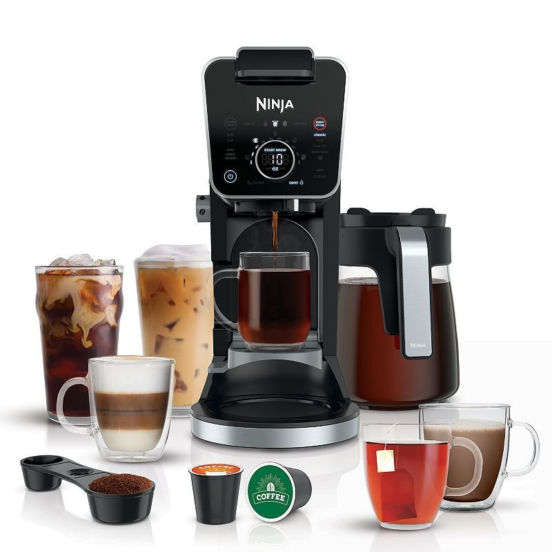 Ninja DualBrew Pro Specialty Coffee System, Single-Serve & 12-Cup Drip Coffee Maker CFP301, Black | Kohl's