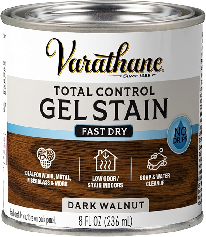 Varathane Total Control Gel Stain | Low Odor Water-Based Formula | Thick Gel Formula for Vertical... | Amazon (US)